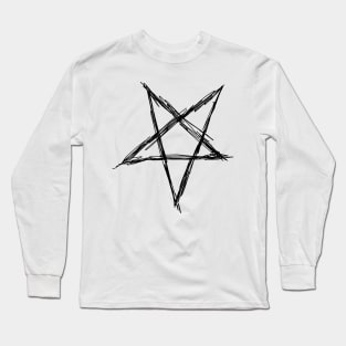 Pentagram (black) Long Sleeve T-Shirt